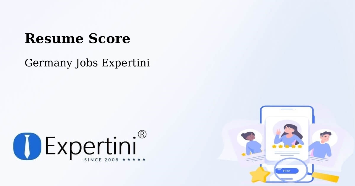 Resume Score & Job Description Match Tool – Monzingen - Germany Jobs Expertini